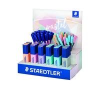 Display Staedtler con 78 pennarelli pastello - Modelli Textsurfer Classic Triplus Triplus Fineliner - Colori assortiti