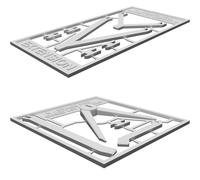 Display Stand compatible with Kit Card Models - V-Shape Premium Collection
