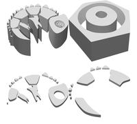 Display Stand for 3D Chameleon Logo - Compatible with 4-Color 3D Printing