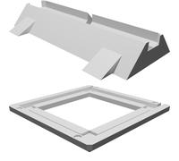 Display Stand for 4-inch Glass Coaster with RGB LED Edge Lighting