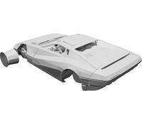 Display Stand for Cyberpunk 2077 Turbo Quad Model Gaming Collection