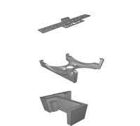 Display Stand for Cyclone-Raider Model Compatible with 3UDC Pivot Mount System