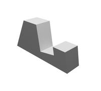 Display Stand for DVD Cases - Single Case Holder Game Cover Display 3D Printed