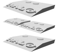 Display Stand for LEGO Minifigures and Mega Bloks Halo Figures with Logo Design