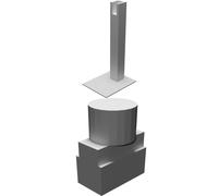 Display Stand for Warhammer 40K Dreadnought Model - Compatible Gaming Accessory