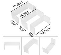 Display Supporti Acrilico Gioie Esibizione Set Sostegno Forma a U Decorazione