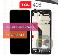 DISPLAY TCL 406 T506K SCHERMO FRAME VETRO LCD TOUCH SCREEN PARI A ORIGINALE