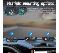 Display Testa Auto G14 HUD Tachimetro Avviso Di Eccesso Di Velocità Testa Auto