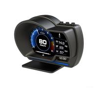 Display testa auto P6 per montaggio parabrezza | Duale, per obd2 e per GPS, facile commutazione, dati in tempo reale, guida sicura