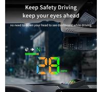 Display Testa Per Auto HUD H4 Tachimetro Digitale