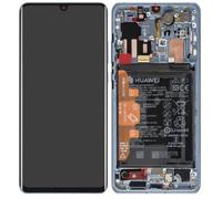 DISPLAY TOUCH FRAME +BATTERIA ORIGINALE HUAWEI P30 PRO VOG-L09 VETRO SCHERMO BLU