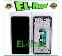 DISPLAY TOUCH LCD ORIGINALE XIAOMI POCO M6 PRO 4G 2312FPCA6G 2024 FRAME NERO