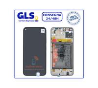 DISPLAY TOUCH FRAME ORIGINALE HUAWEI P40 LITE JNY-L21 BATTERIA SCHERMO CRYSTAL
