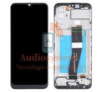 DISPLAY TOUCH FRAME ORIGINALE SAMSUNG GALAXY A03s SM-A037G SCHERMO VETRO NERO