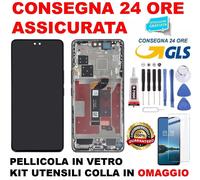 DISPLAY TOUCH FRAME ORIGINALE SERVICE HONOR 200 PRO ELP-AN00 NX9 SCHERMO NERO