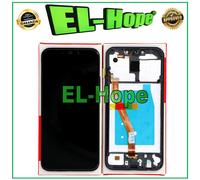 DISPLAY TOUCH FRAME PARI ORIGINALE SERVICE HUAWEI MATE 20 LITE SNE-LX1 AL00 NERO
