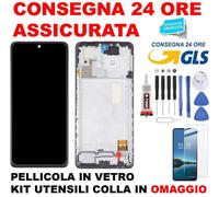 DISPLAY TOUCH INCELL FRAME XIAOMI REDMI NOTE 10 PRO M2101K6G /10 pro MAX NERO