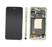 DISPLAY TOUCH LCD OLED ORIGINALE SAMSUNG GALAXY A55 5G 2024 SM-A556 FRAME GIALLO