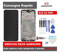 DISPLAY TOUCH LCD ORIGINALE SERVICE FRAME SAMSUNG A17 5G SM-A176 GH82-38045A