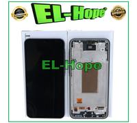 DISPLAY TOUCH LCD ORIGINALE SERVICE SAMSUNG A37 SM-A376 FRAME NERO GH82-39232A