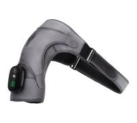 Display touch screen a tracolla riscaldato senza fili, con massaggio a vibrazione e 3 livelli di calore e vibrazione, batteria 5000 mAh, sollievo dal dolore ai rotatori