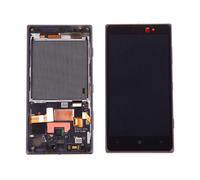 DISPLAY TOUCH SCREEN +FRAME NOKIA ORIGINALE LUMIA 830 NERO MICROSOFT SCHERMO