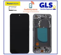 DISPLAY TOUCH SCREEN +FRAME OLED per SAMSUNG GALAXY S23 FE SM-S711B VETRO NERO