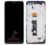 DISPLAY TOUCH SCREEN FRAME ORIGINALE MOTOROLA MOTO G22 XT2231 SCHERMO VETRO NERO
