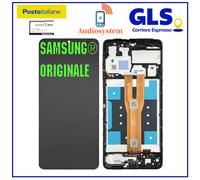 DISPLAY TOUCH SCREEN +FRAME ORIGINALE SAMSUNG GALAXY A06 SM-A065F SCHERMO VETRO
