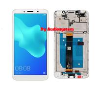 DISPLAY TOUCH SCREEN + FRAME PER HUAWEI Y5 2018 BIANCO DRA-L01 L02 VETRO SCHERMO