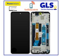 DISPLAY TOUCH SCREEN+FRAME per REALME 12X 4G RMX3993 RMX3997 SCHERMO VETRO NERO