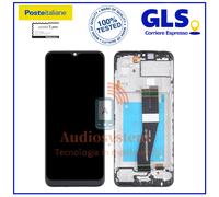 DISPLAY TOUCH SCREEN +FRAME per SAMSUNG GALAXY A03s SM-A037G SCHERMO VETRO NERO