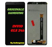 DISPLAY +TOUCH SCREEN ORIGINALE SAMSUNG GALAXY XCOVER 5 G525F SCHERMO VETRO NERO