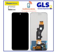 DISPLAY TOUCH SCREEN per ZTE BLADE V70 DESIGN / AXON 70 LITE SCHERMO VETRO NERO