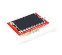 Display touch screen TFT LCD da 2,4 pollici con stilo, schermo a colori resistivo ad alta risoluzione per Arduino per mega2560 e schede compatibili, 5 V, rosso
