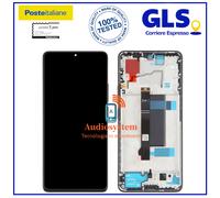 DISPLAY TOUCHSCREEN FRAME ORIGINALE XIAOMI REDMI NOTE 13 PRO 5G 2312DRA50I VETRO