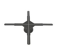 Display ventola con ologramma, funzione di temporizzazione del proiettore con ventola ologramma 3D da 100-240 V 56 cm per presa UK del negozio