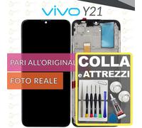 DISPLAY VIVO Y21 V2111 SCHERMO FRAME LCD VETRO TOUCH SCREEN +COLLAeKIT