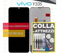 DISPLAY VIVO Y33S V2109 SCHERMO LCD VETRO RICAMBIO MONITOR +COLLAeKIT PARI A ...