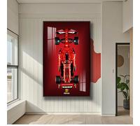 Display Wall for Lego Technic Ferrari SF-24 F1 Model Car Construction Kit 42207, Collectibles for Adults, Wall Mount, Home or Office Decoration, Gradient Color (No Car Included)