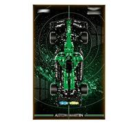 Display Wallboard, compatibile con Le-go 42240 Racing Cars (Light C)