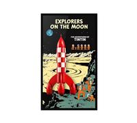 Display wallboard per Lego 21367 Moon Rocket Adventure, montaggio a parete, solo espositore da parete, compatibile con Lego 21367 (cornice (senza luci)