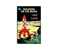 Display wallboard per Lego 21367 Moon Rocket Adventure, montaggio a parete, solo espositore da parete, compatibile con Lego 21367 (cornice B (senza luci)