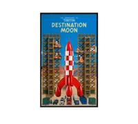 Display Wallboard per Lego 21367 Moon Rocket Adventure Set, solo tavola (senza luci)