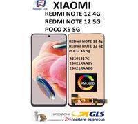 DISPLAY LCD TOUCH LCD XIAOMI REDMI 12 23053RN02L 23053RN02Y VETRO NERO FRAME GLS