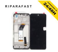 DISPLAY XIAOMI REDMI 10 2022 21121119SG LCD CON FRAME NERO TOUCH SCREEN RICAMBIO