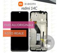 DISPLAY XIAOMI REDMI 14C 2411DRN47C 2409BRN2CA SCHERMO LCD + VETRO LCD + FRAME