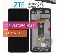 DISPLAY ZTE BLADE A36 / BLADE A56 SCHERMO LCD + FRAME + VETRO TOUCH SCREEN