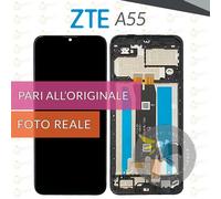DISPLAY ZTE BLADE A55 Z2450 SCHERMO + FRAME LCD VETRO TOUCH PARI A ORIGINALE