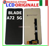 DISPLAY ZTE BLADE A72 5G 7540N VETRO SCHERMO LCD + TOUCH SCREEN NERO MONITOR PER